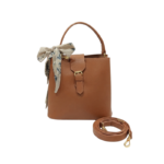 Mini bolso con pañoleta doble tiro