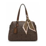 Cartera tipo bolsón estampado